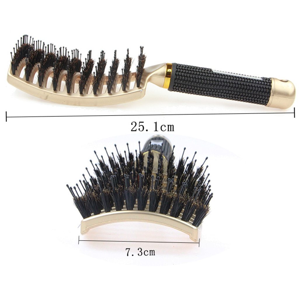 Curved Vented Styling Haarbürste mit Nylonstiften