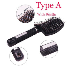 Curved Vented Styling Haarbürste mit Nylonstiften