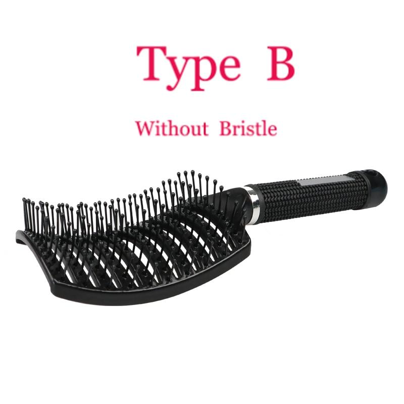 Curved Vented Styling Haarbürste mit Nylonstiften