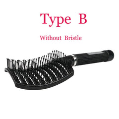 Curved Vented Styling Haarbürste mit Nylonstiften