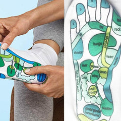 1 Paar Akupressursocken für Fußreflexzonenmassage