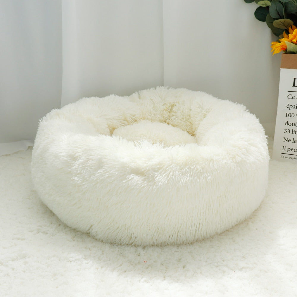 Donut Hundebett rund Hundekissen Hundesofa Katzenbett