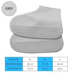 Unisex Wasserdichte Silikon Überschuhe