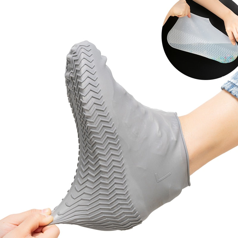 Unisex Wasserdichte Silikon Überschuhe
