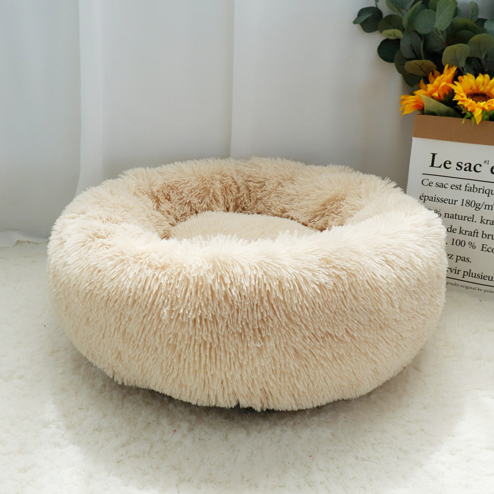 Donut Hundebett rund Hundekissen Hundesofa Katzenbett