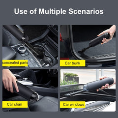 Baseus Portable Car Vacuum Cleaner Wireless Handheld Auto Vaccum 5000Pa Suction For Home Desktop Cleaning Mini Vacuum Cleaner