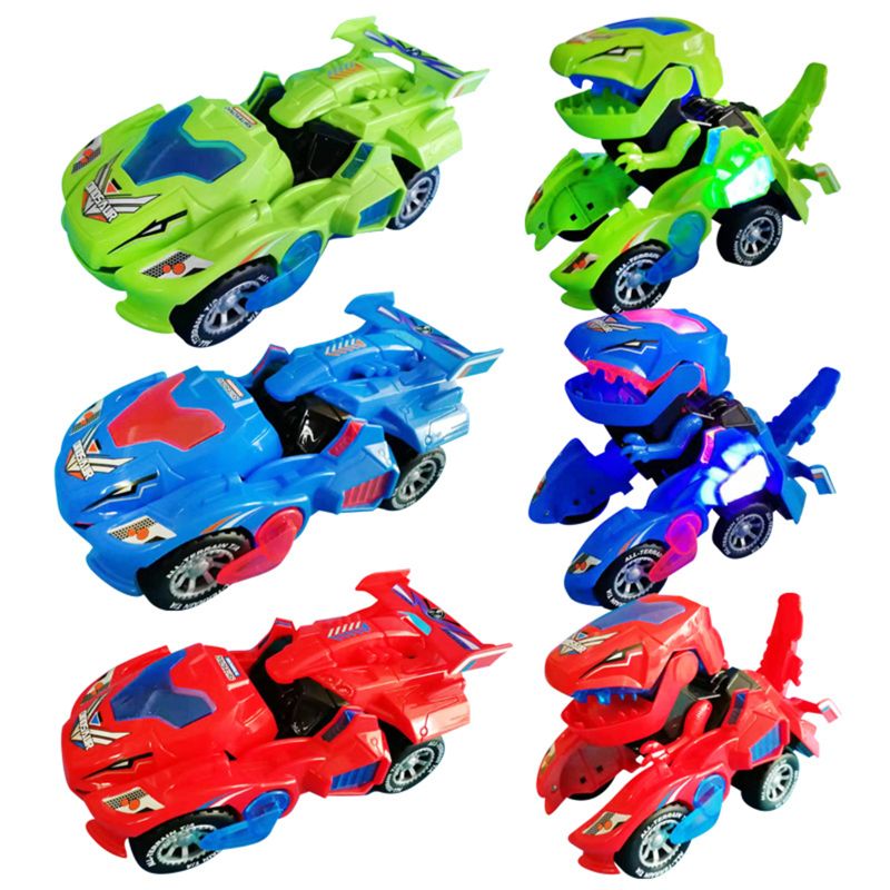 Transformierendes Dinosaurier-LED-Auto Spielzeug