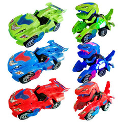 Transformierendes Dinosaurier-LED-Auto Spielzeug