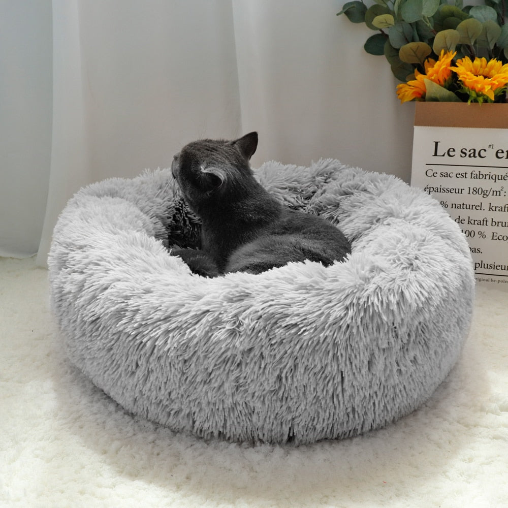 Donut Hundebett rund Hundekissen Hundesofa Katzenbett