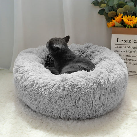 Donut Hundebett rund Hundekissen Hundesofa Katzenbett