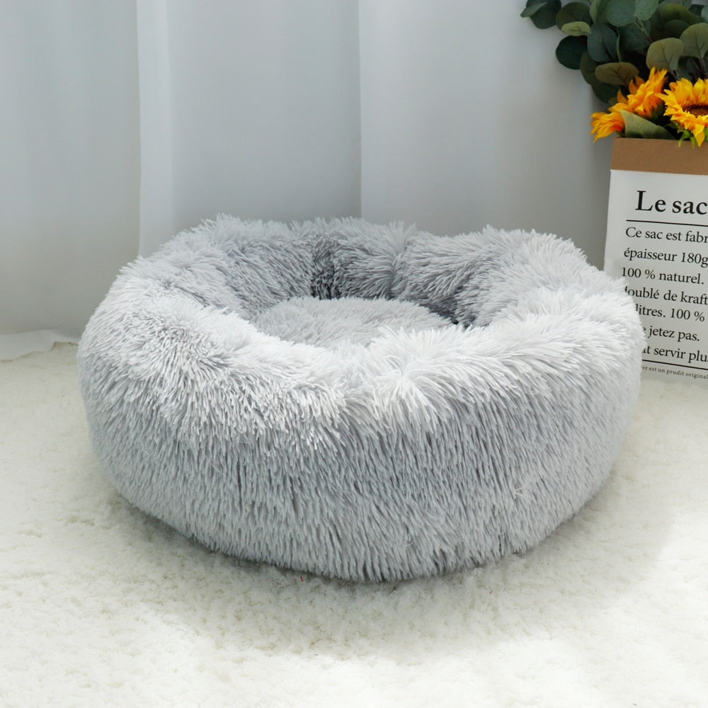 Donut Hundebett rund Hundekissen Hundesofa Katzenbett
