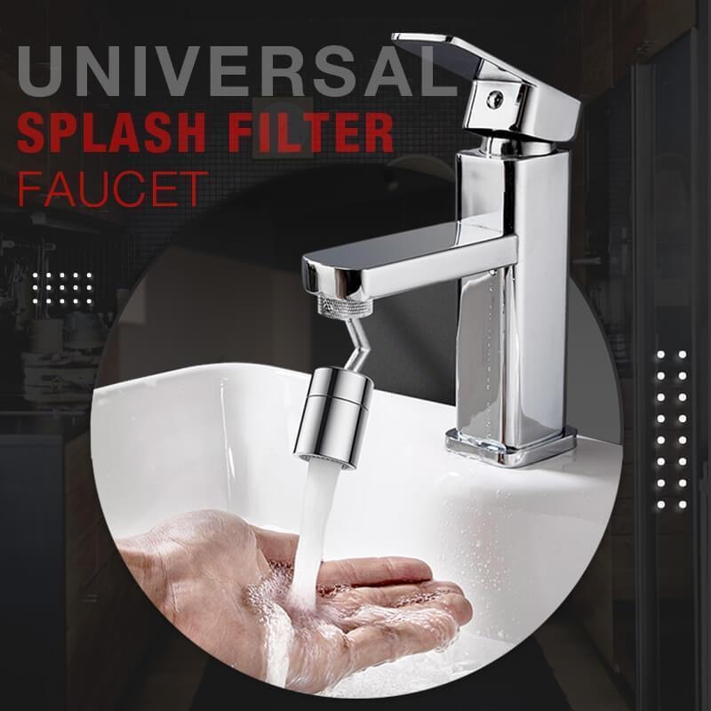 720° schwenkbarer Spritzfilter Wasserhahn, Waschen Bequemer