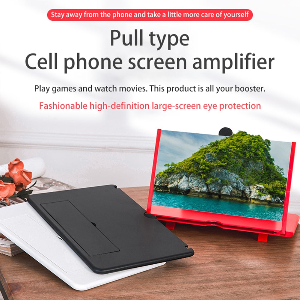 Faltbarer ultraleichter Handy- / Tablet-Bildschirmverstärker