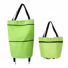 2-in-1 faltbarer Einkaufswagen