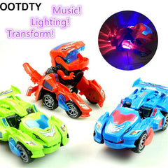 Transformierendes Dinosaurier-LED-Auto Spielzeug