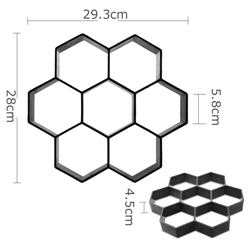 Garten DIY Kunststoff Wegmacher Gehweg Modell Beton