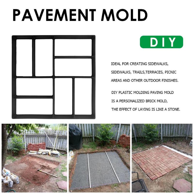 Garten DIY Kunststoff Wegmacher Gehweg Modell Beton