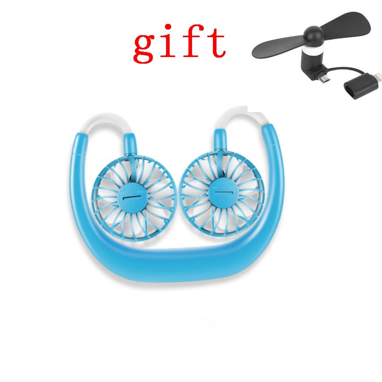 USB-wiederaufladbare tragbare Halsventilator für Training