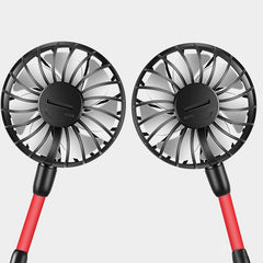 USB-wiederaufladbare tragbare Halsventilator für Training