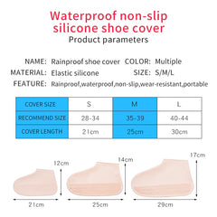 Unisex Wasserdichte Silikon Überschuhe