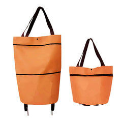 2-in-1 faltbarer Einkaufswagen