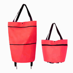 2-in-1 faltbarer Einkaufswagen