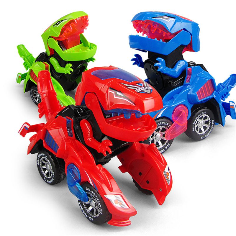 Transformierendes Dinosaurier-LED-Auto Spielzeug