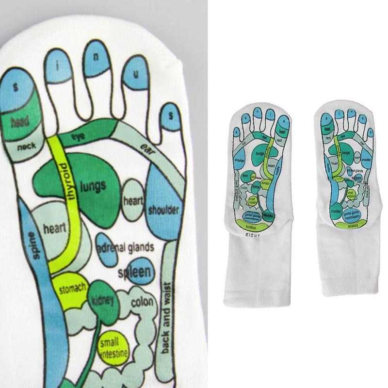 1 Paar Akupressursocken für Fußreflexzonenmassage