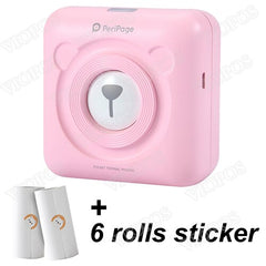 Mini Handydrucker Fotodrucker Thermodrucker Bildetikett